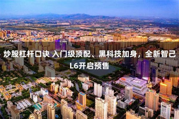 炒股杠杆口诀 入门级顶配、黑科技加身，全新智己L6开启预售