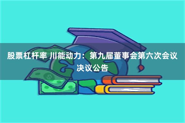 股票杠杆率 川能动力：第九届董事会第六次会议决议公告