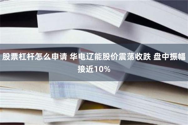 股票杠杆怎么申请 华电辽能股价震荡收跌 盘中振幅接近10%