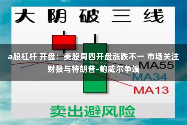 a股杠杆 开盘：美股周四开盘涨跌不一 市场关注财报与特朗普-鲍威尔争端