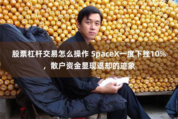 股票杠杆交易怎么操作 SpaceX一度下挫10%,散户资金显现退却的迹象