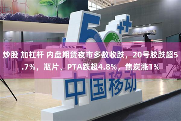 炒股 加杠杆 内盘期货夜市多数收跌，20号胶跌超5.7%，瓶片、PTA跌超4.8%，焦炭涨1%