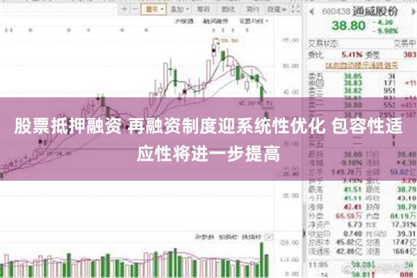 股票抵押融资 再融资制度迎系统性优化 包容性适应性将进一步提高