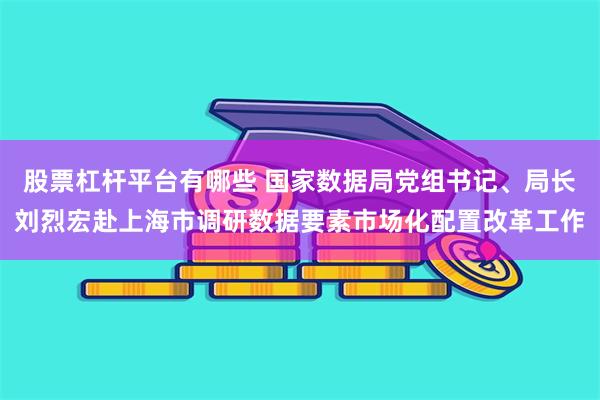 股票杠杆平台有哪些 国家数据局党组书记、局长刘烈宏赴上海市调研数据要素市场化配置改革工作
