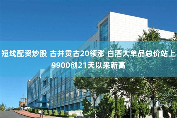 短线配资炒股 古井贡古20领涨 白酒大单品总价站上9900创21天以来新高