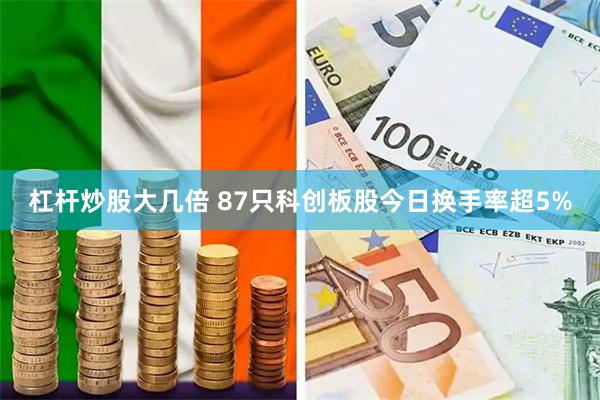 杠杆炒股大几倍 87只科创板股今日换手率超5%