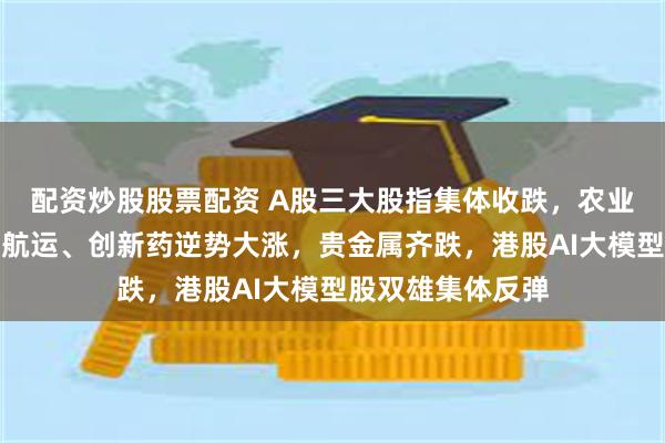 配资炒股股票配资 A股三大股指集体收跌，农业种植掀涨停潮，航运、创新药逆势大涨，贵金属齐跌，港股AI大模型股双雄集体反弹
