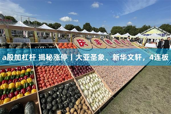 a股加杠杆 揭秘涨停丨大亚圣象、新华文轩，4连板